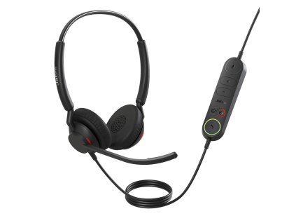 Jabra Engage 40 (Inline Link)/Stereo/ANC/USB-C/Drôt/Čierna