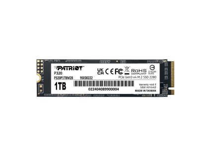 PATRIOT P320/1TB/SSD/M.2 NVMe/5R
