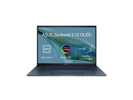 ASUS Zenbook S 13 OLED/UX5304MA/U7-155U/13,3"/2880x1800/32GB/1TB SSD/4C-iGPU/W11H/Blue/2R