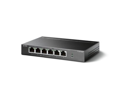 TP-link TL-SF1006P 6x10/100 (4xPOE+) 67W kovový CCTV switch