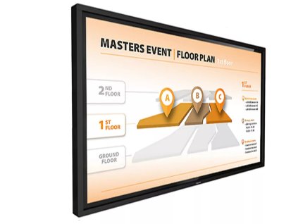 43" D-LED Philips 43BDL3452T-UHD, IPS, 400c, IR, 18/7