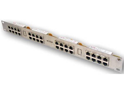 W-Star Plech na uchytenie 4ks power panelu 4 port LX do 19" čajky
