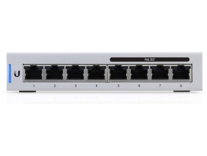 Ubiquiti UniFi Switch, 8-Port, 4x PoE Out, 60W, 5-pack