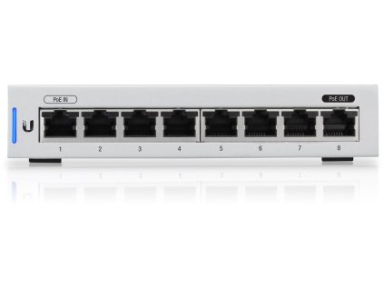 Ubiquiti UniFi Switch, 8-Port, 1x PoE Out, 5Pck (bez napájacieho adaptéra)