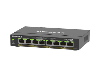 NETGEAR 8PT GE PLUS SWCH W/POE+