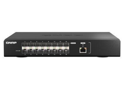 QNAP riadený switch QSW-M5216-1T (16x 25GbE SFP28 port, 1x 10GbE)