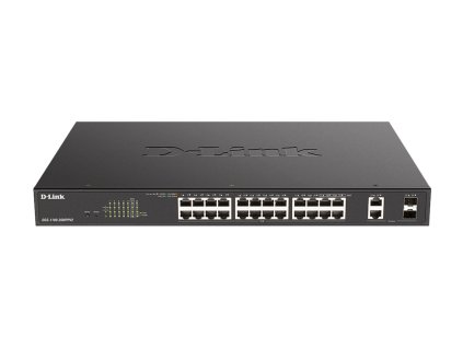 D-Link DGS-1100-26MPV2/E26-Port PoE+ Gigabit Smart Man. Switch, 370W