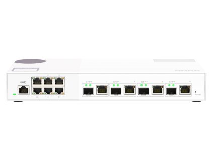 QNAP riadený switch QSW-M2106-4C (6x 2,5GbE RJ45 a 4x kombinované 10GbE SFP+ / 10GbE RJ-45)