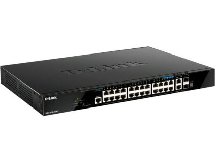 D-Link DGS-1520-28MP 20 portov GE PoE + 4 portov 2.5 GE PoE + 2 10GE portov + 2 SFP+ Smart Man. Switch