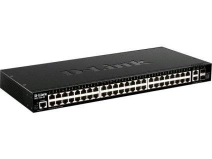 D-Link DGS-1520-52 48 portov GE + 2 10GE portov + 2 SFP+ Smart Managed Switch