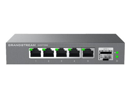 Grandstream GWN7700M Unmanaged Network Switch 5 2,5 Gb portov / 1 SFP+