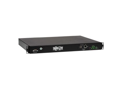 Tripplite PDU spínaná, ATS, 3.8kW, 200-240V, 1-fáz, Napájanie 2x C20, Výstup 8x C13 + 2x C19, 1U