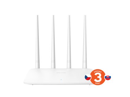 Tenda F6 WiFi N Router 802.11 b/g/n, 300 Mbps, Universal Repeater/WISP/AP, 4x 5 dBi antény