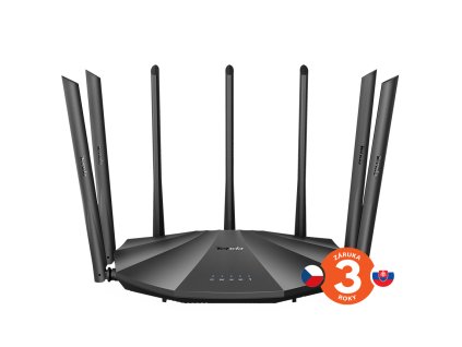 AC23 WiFi AC Router 2100Mb/s, 1x GWAN, 3x GLAN, VPN, IPv6, 7x 6dBi, 4x4 MU-MIMO, CZ App AC2100