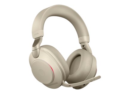 Jabra Evolve2 85/Stereo/ANC/BT/Bezdrať/MS/Béžová