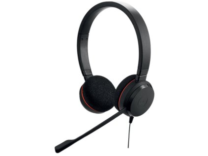 Jabra Evolve 20SE/Stereo/USB-C/Drôt/MS/Čierna