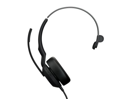 Jabra Evolve2 50/Mono/ANC/USB-C/Drôt/BT/Bezdrôt/MS/Čierna
