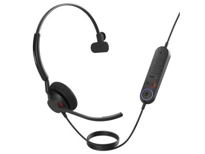 Jabra Engage 40 (Inline Link)/Mono/ANC/USB/Drôt/MS/Čierna