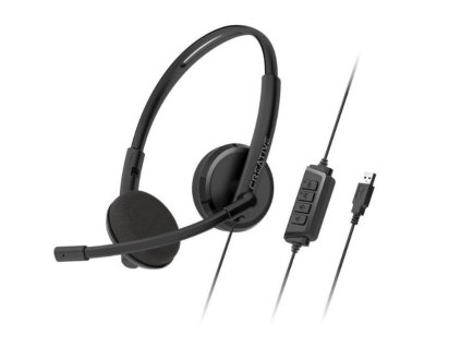 Creative HS-220/ANC/USB/Drôt/Čierna