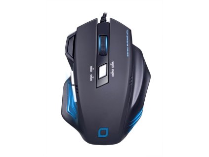 EVOLVEO MG648/Herná/Optická/Pre pravákov/2 400 DPI/Drôtová USB/Čierna