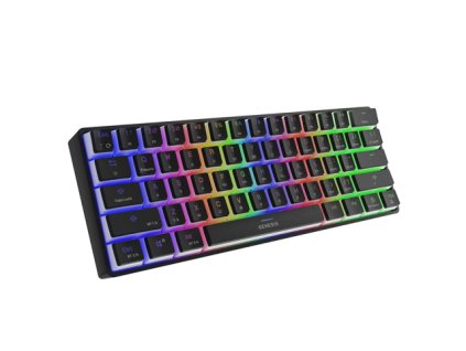 Genesis herná klávesnica THOR 660 RGB/Bezdrôtová Bluetooth/US layout/Čierna
