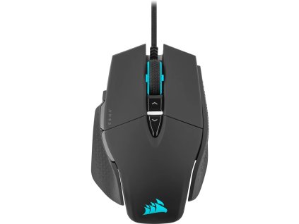 CORSAIR M65 RGB ULTRA/Herná/Optická/Pre pravákov/26 000 DPI/Drôtová USB/Čierna