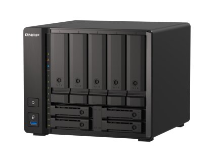 QNAP TS-h973AX-8G (Ryzen 2,2GHz, ZFS, 8GB RAM, 5x 3,5" + 4x 2,5" SATA/2x U.2, 2x 2,5GbE, 1x 10GbE)