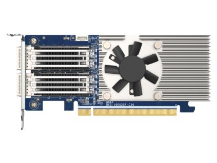 QNAP rozširujúca karta QXG-100G2SF-CX6 (2x 100Gb QSFP28 porty) PCIe karta; PCIe Gen4 x16