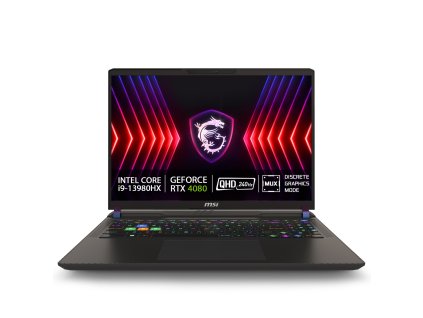 MSI Vector/16 HX A13VHG/i9-13980HX/16"/2560x1600/32GB/1TB SSD/RTX 4080/bez OS/Gray/2R