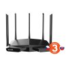 Tenda TX27 Pre AXE5700 WiFi6E Router, 1x GWAN, 3x GLAN, IPv6, BSS Color, VPN server, WPA3,CZ app
