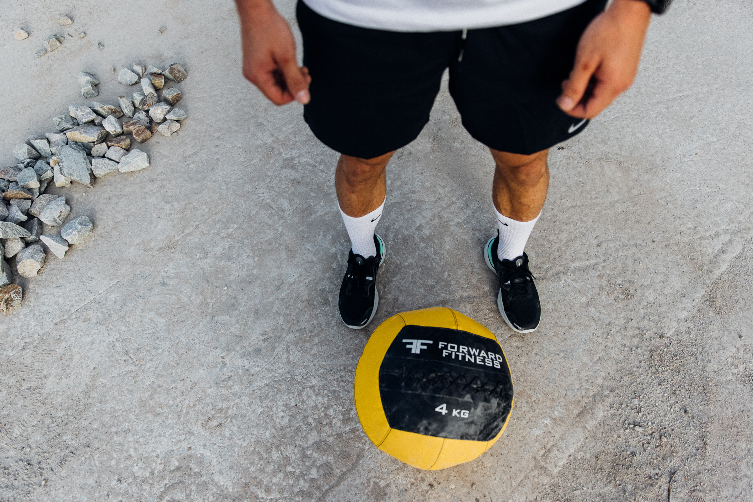 wallbal žltý 4 kg forward fitness