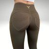 Legíny Push up Army Green pants Yastraby
