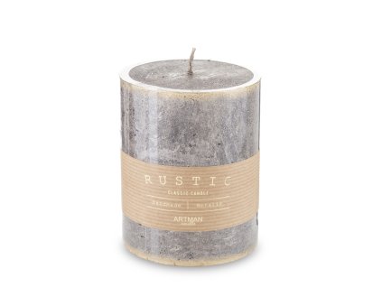 Svíčka šampaň Rustic Patyn válec strřední 148490