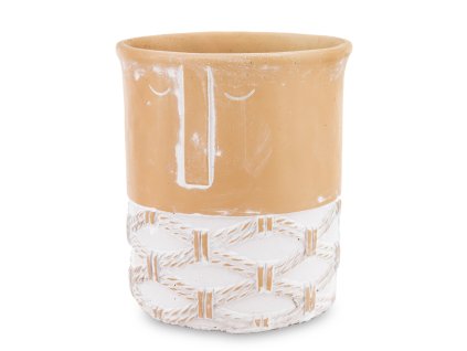 Obal na květináč obličej 17 cm 143905