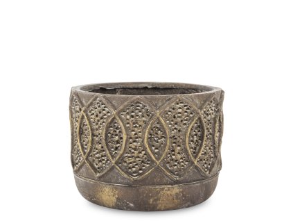 Obal na květináč s patinou 13 cm 145484