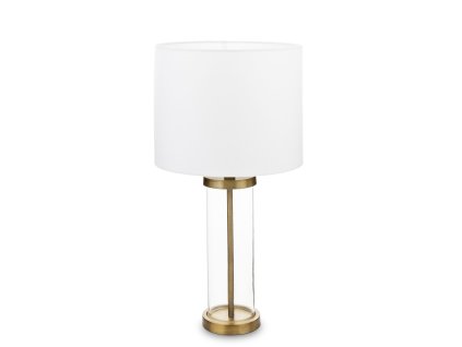 Stolní lampa sklo-zlatý kov 145757