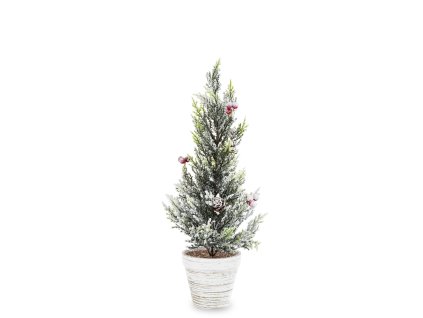 Vánoční dekorace stromek v květináči 43 cm 147034