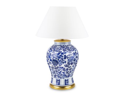 Velká lampa s modrými květinami 138202