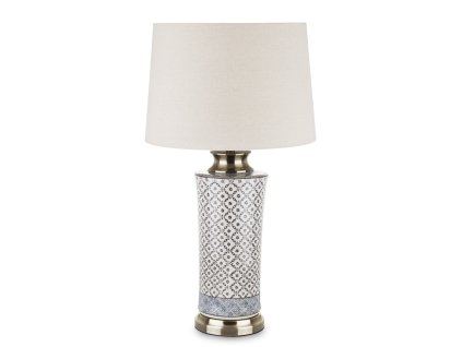 Vysoká stolní lampa s ornamenty 137541