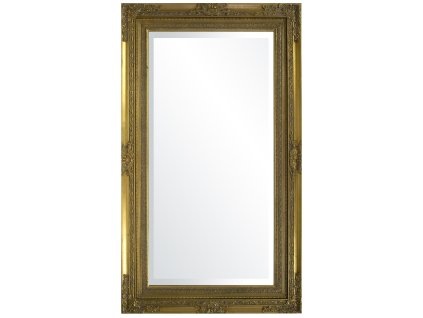 Zrcadlo ve zlatém dřevěném rámu 54823