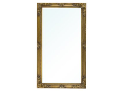 Dřevěné zlaté zrcadlo 125596