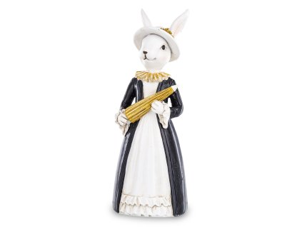 Figurka králíka bílá 162721