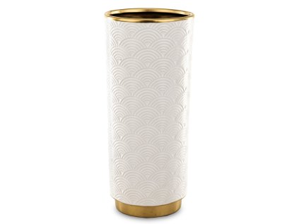 Keramická váza se zlatým detailem 30 cm 148304