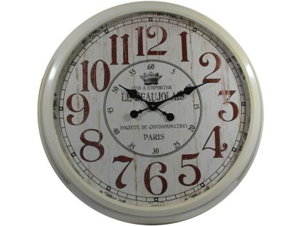 Krémové retro hodiny 80543