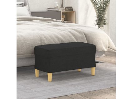 Lavice světle šedá 70 x 35 x 41 cm textil