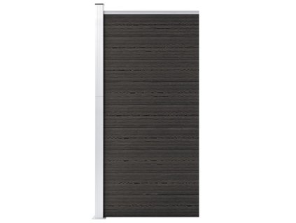 Plotový dílec WPC 95 x 186 cm šedý