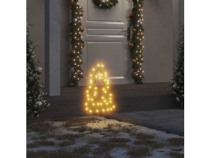 Vánoční světelné dekorace s hroty 3ks Stromek 50 LED diod 30 cm
