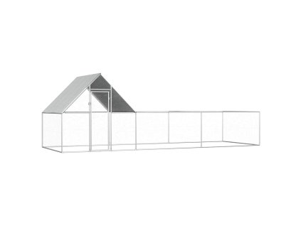 Klec pro kuřata 2 x 1 x 1,5 m pozinkovaná ocel