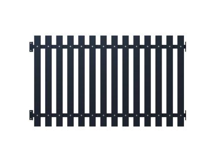 Plotový panel antracit 170,5 x 170 cm práškově lakovaná ocel