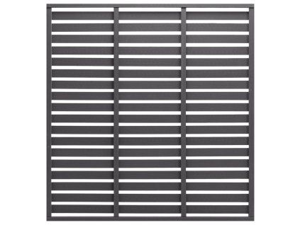 Plotový dílec WPC 180 x 180 cm hnědý